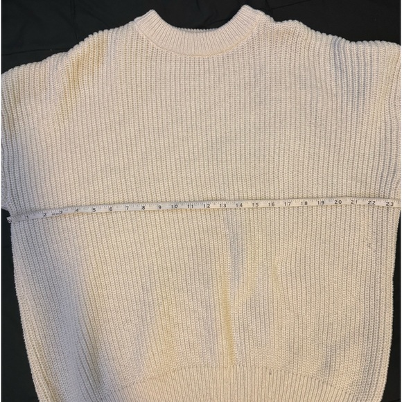 Knitted cream sweater size L - Picture 6 of 6